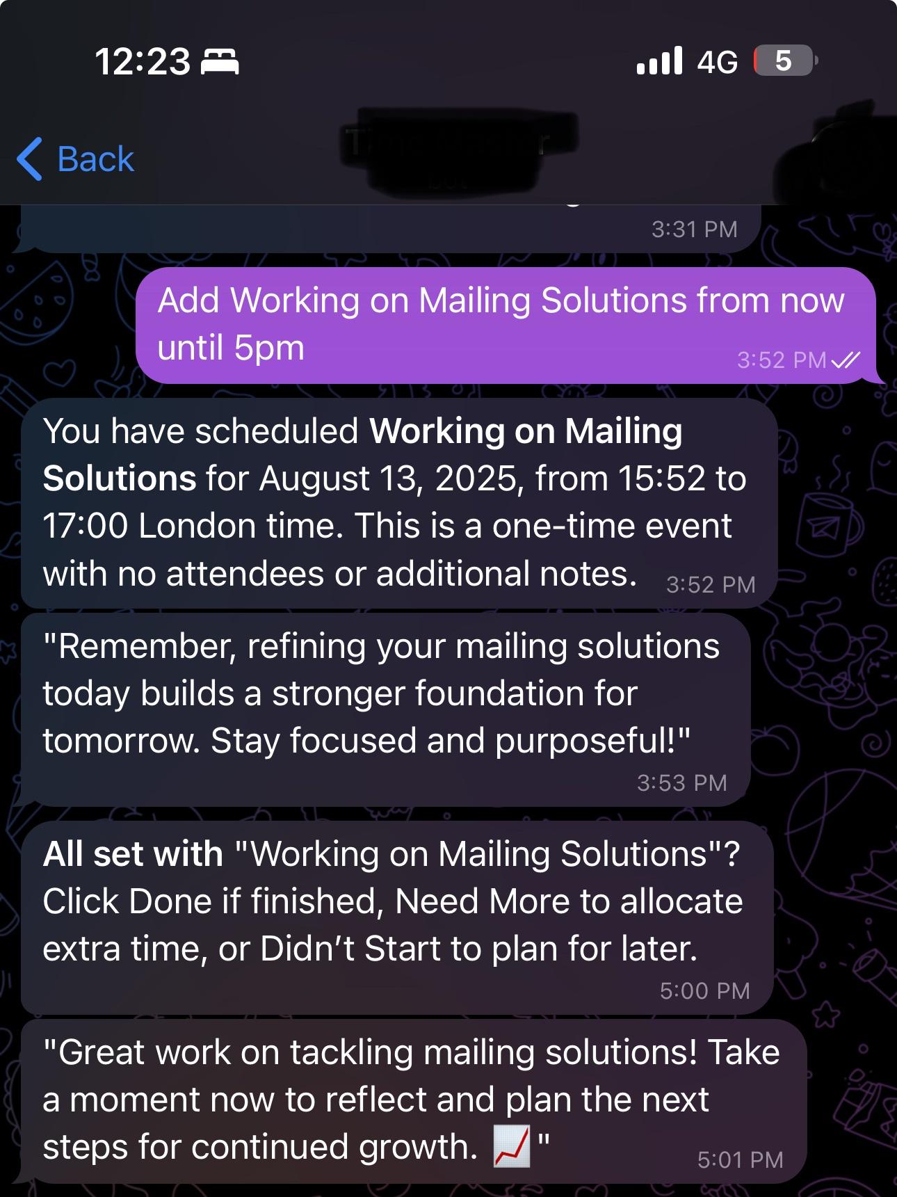 AI Time Assistant Agent